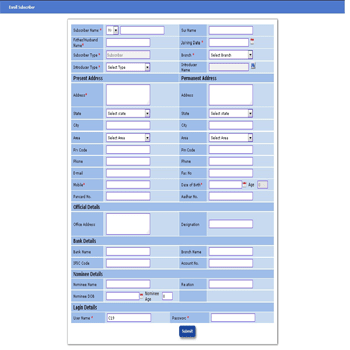 Nidhi Add Document List